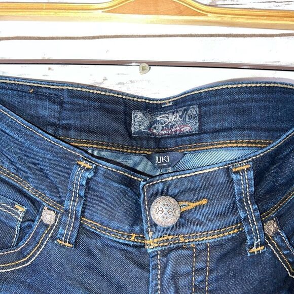 SUKI Dark Wash Silver Denim Jeans Size W27/L32 - Picture 7 of 17